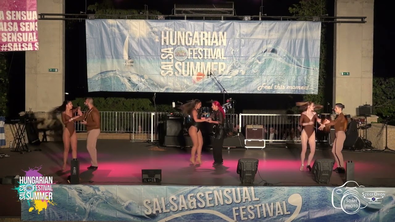 Magda & Valeria Team Show / Hungarian Summer Salsa-Sensual Festival2025. Balatonfüred.