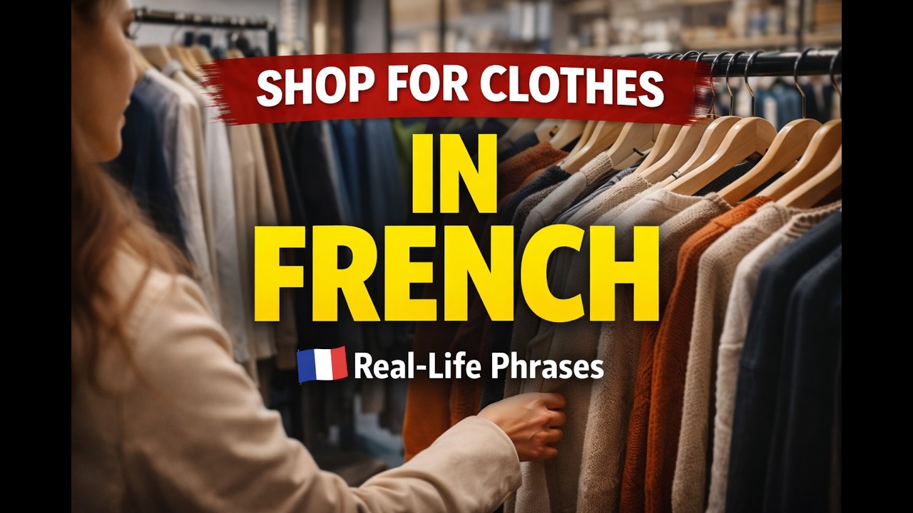 Buying Clothes in French 🇫🇷 (Real Phrases You’ll Actually Use)