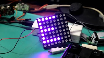 China / Hobbyking 8x8 RGB LED matrix driver test