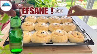 Hamura Bi̇r Şi̇şe Soda Dök📌Böyle Kabarik Yumuşak Poğaça Olamaz🏅