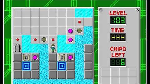 CCLP1 level 103 solution - 977 seconds