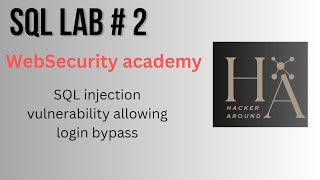 PortSwigger SQLi Lab #2 SQL injection vulnerability allowing login bypass