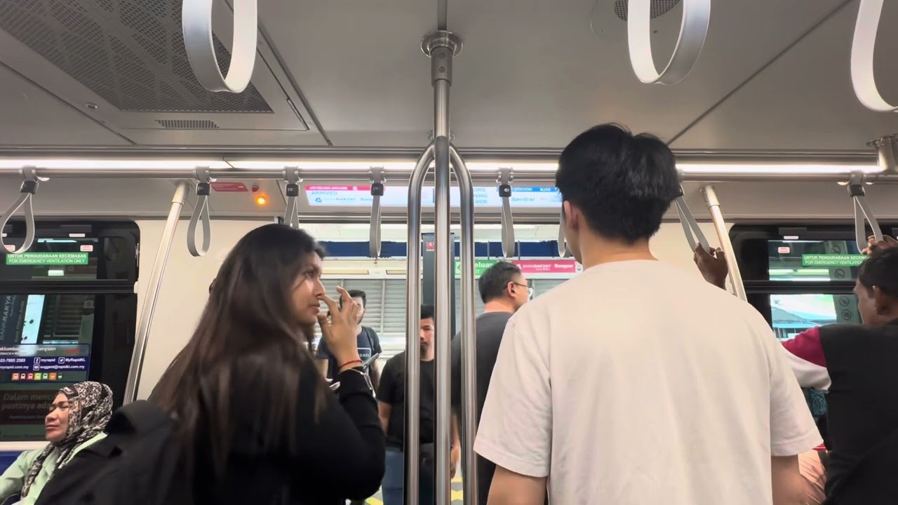 RapidKL Alstom Innovia Metro 300 (28): Abdullah Hukum to KL Sentral.