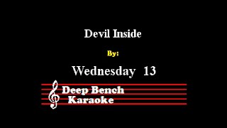 Wednesday 13 - Devil Inside (Custom Karaoke Version)