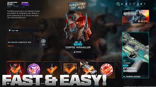 How To Complete Survivors Of Ash Event Fast & Easy Animated Camo, Blueprints & More - Season 3