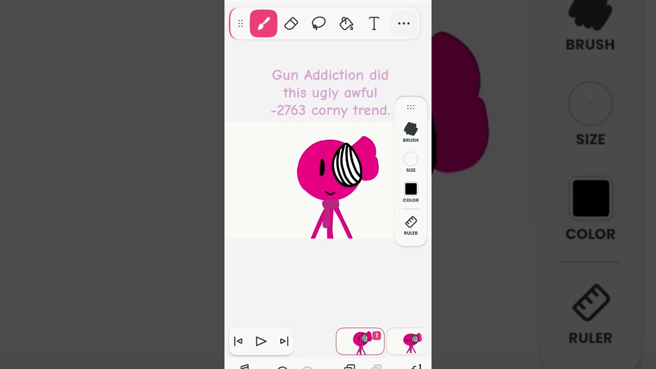 Her name was actually Magenta (SHE ISNT A LESBIAN) 