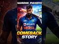 The Truth Behind Hardik Pandya’s Comeback 🏏. #hardikpandya