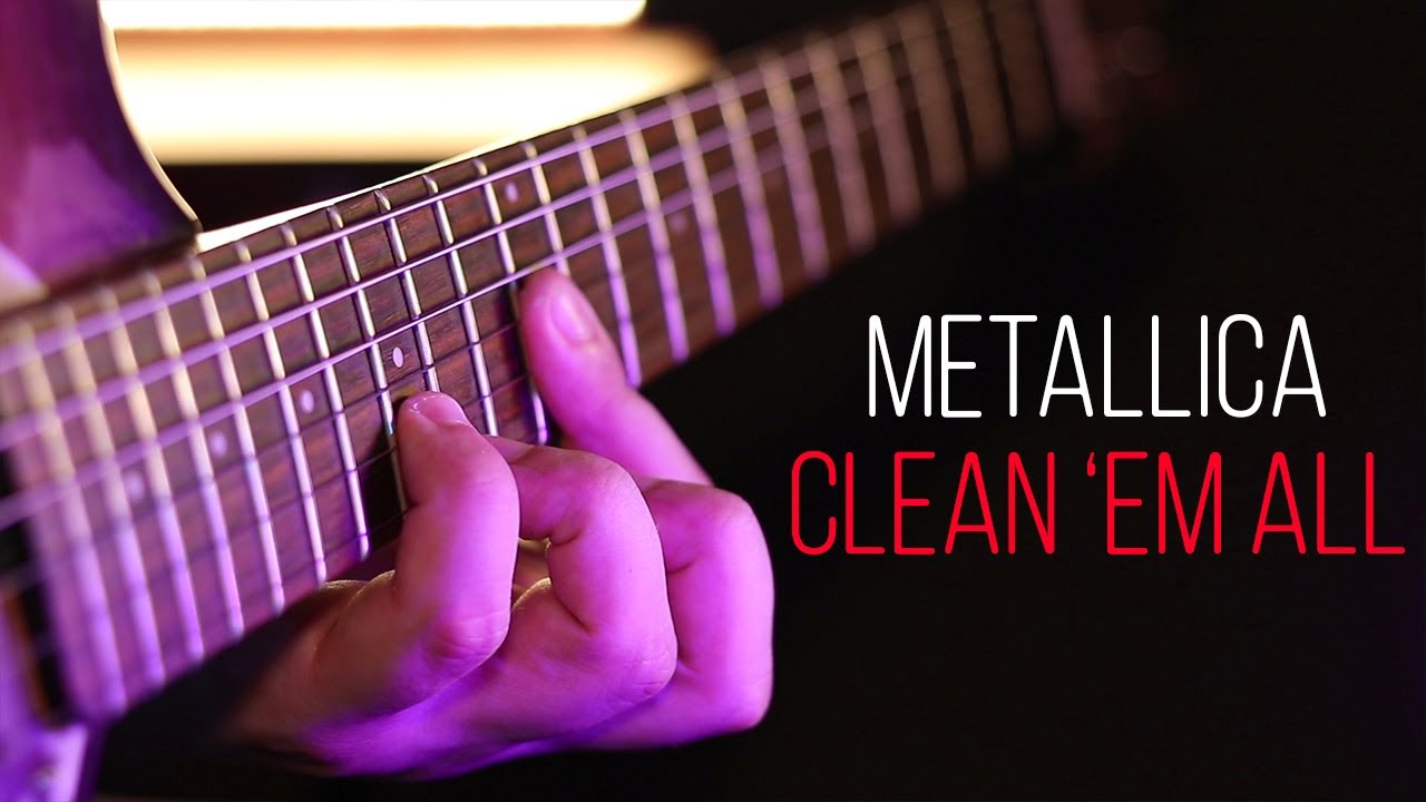 METALLICA: Clean And Acoustic Riffs (all of them chronologically)