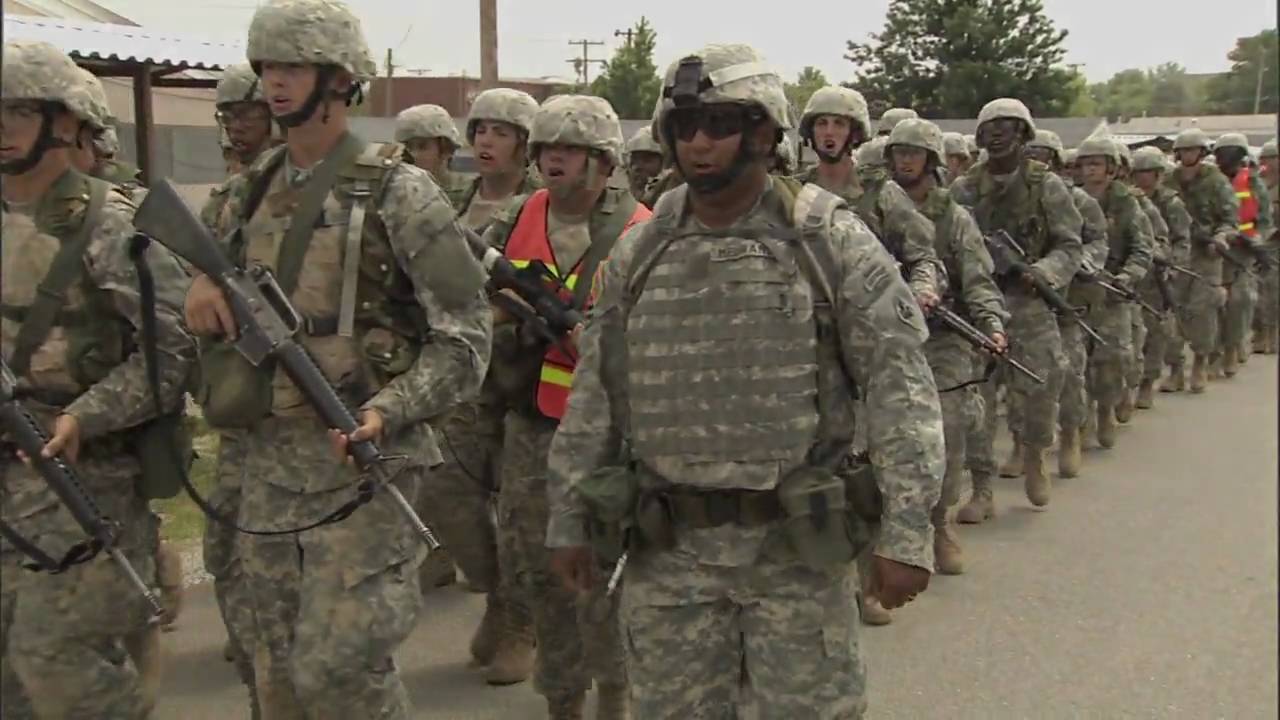 Army National Guard Basic Training Footage YouTube