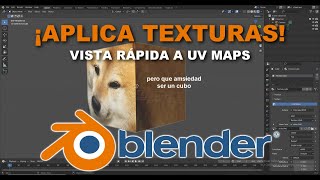 Como aplicar texturas FÁCIL en BLENDER