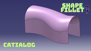 "Mastering Shape Fillet Command in CAD: Creating Smooth and Aesthetic 3D Transitions" CATIALOG