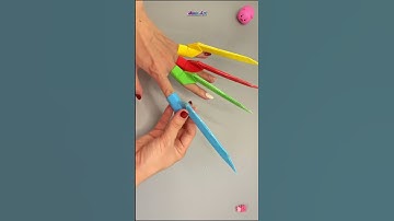 How to make paper claws #shorts #Diy #papercrafts #paperclaws
