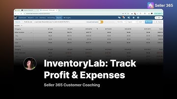 InventoryLab Accounting Tutorial: Track Expenses, Income & Profit and Loss for Amazon Sellers