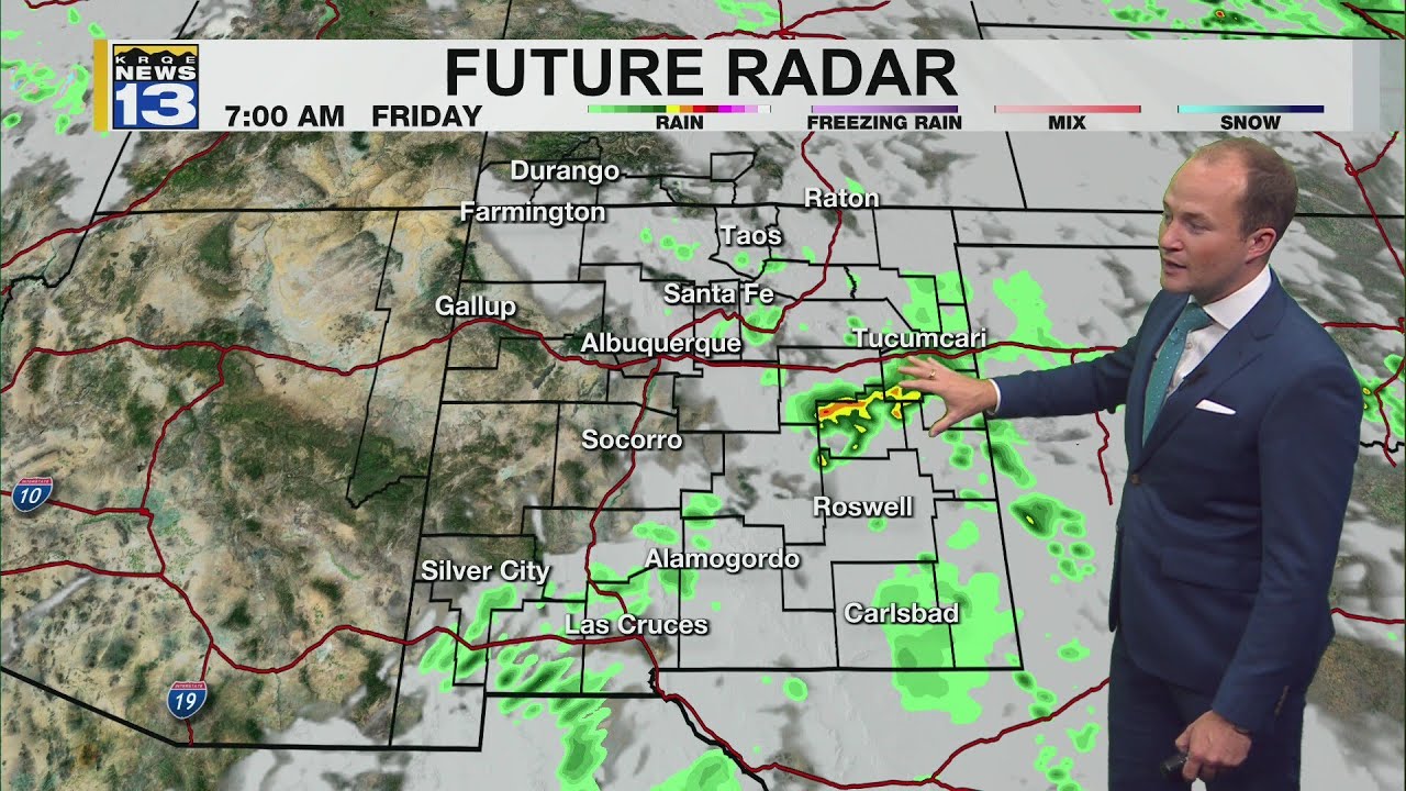 Storms continue across eastern New Mexico into Friday - YouTube