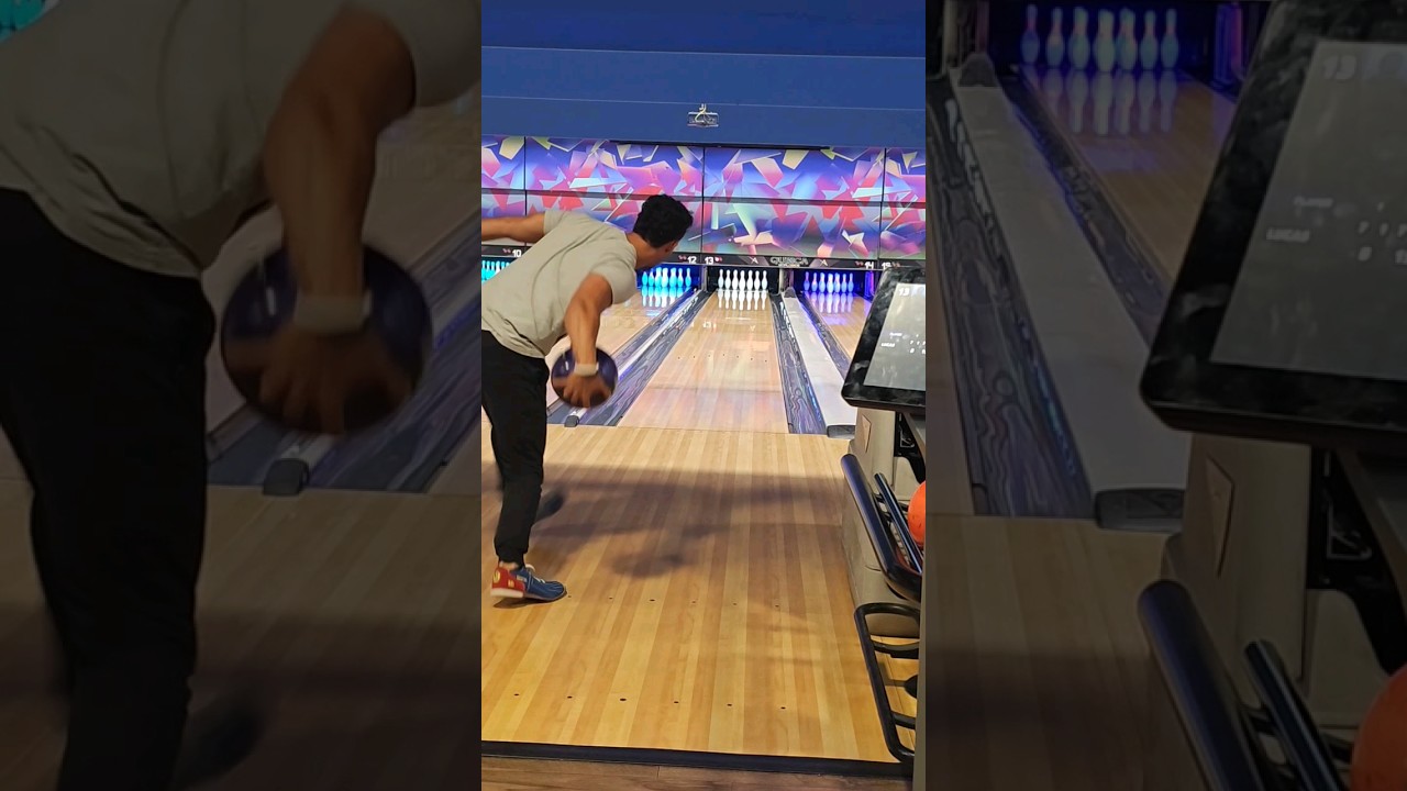 Strike from the foul line bowling YouTube