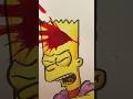 Bart gets really hurt #art #shortsvideo #simpson #bartsimpson #shorts #funnyvideo y