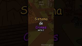 Sistema de crimes do projeto de rpg melhorado! #gamedev #desenvolvimentodejogos #unity3d #jogos #rpg