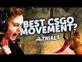 Which PRO has the BEST MOVEMENT in CSGO? | KZ Competition - Cloud9 CS:GO Trials