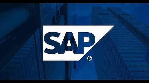 SAP ERP - Créer une commande d