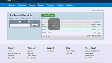 Adding Receipts To ExpenseCloud