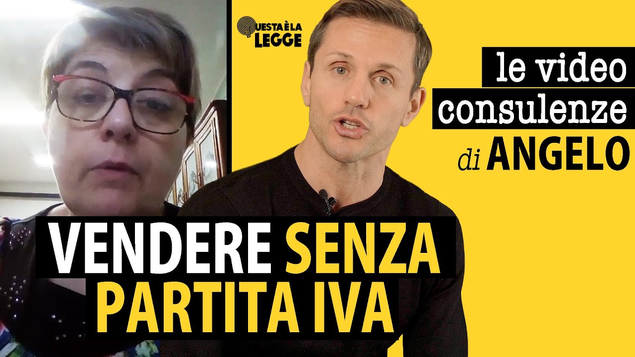 Vendere senza Partita IVA | avv. Angelo Greco - YouTube