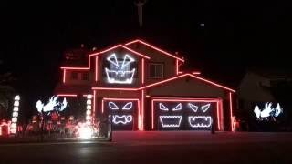 This is Halloween  Halloween Light Show House 2016 Riverside