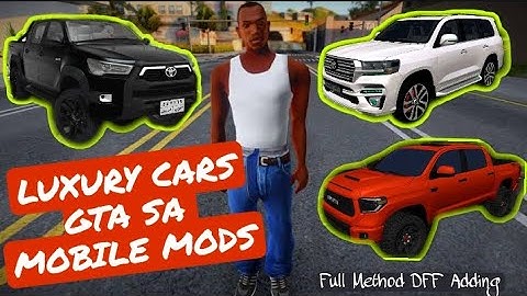 Adding Luxury Cars Today | How to Add Dff Cars in Gta Sa Mob Without TXD tool | Gta3.img tool |
