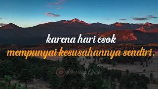 Jangan khawatir |Ayat Alkitab |Matius 6:34