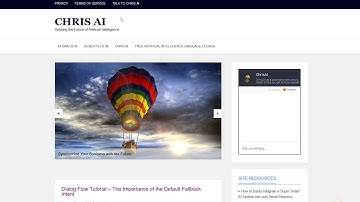 Update on Chris AI Interface - Testing the Conversation on Google Assistant - Dialog Flow
