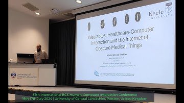 Wearables, Healthcare-Computer Interaction and the Internet of Obscure Medical Things - BCS-HCI 2024