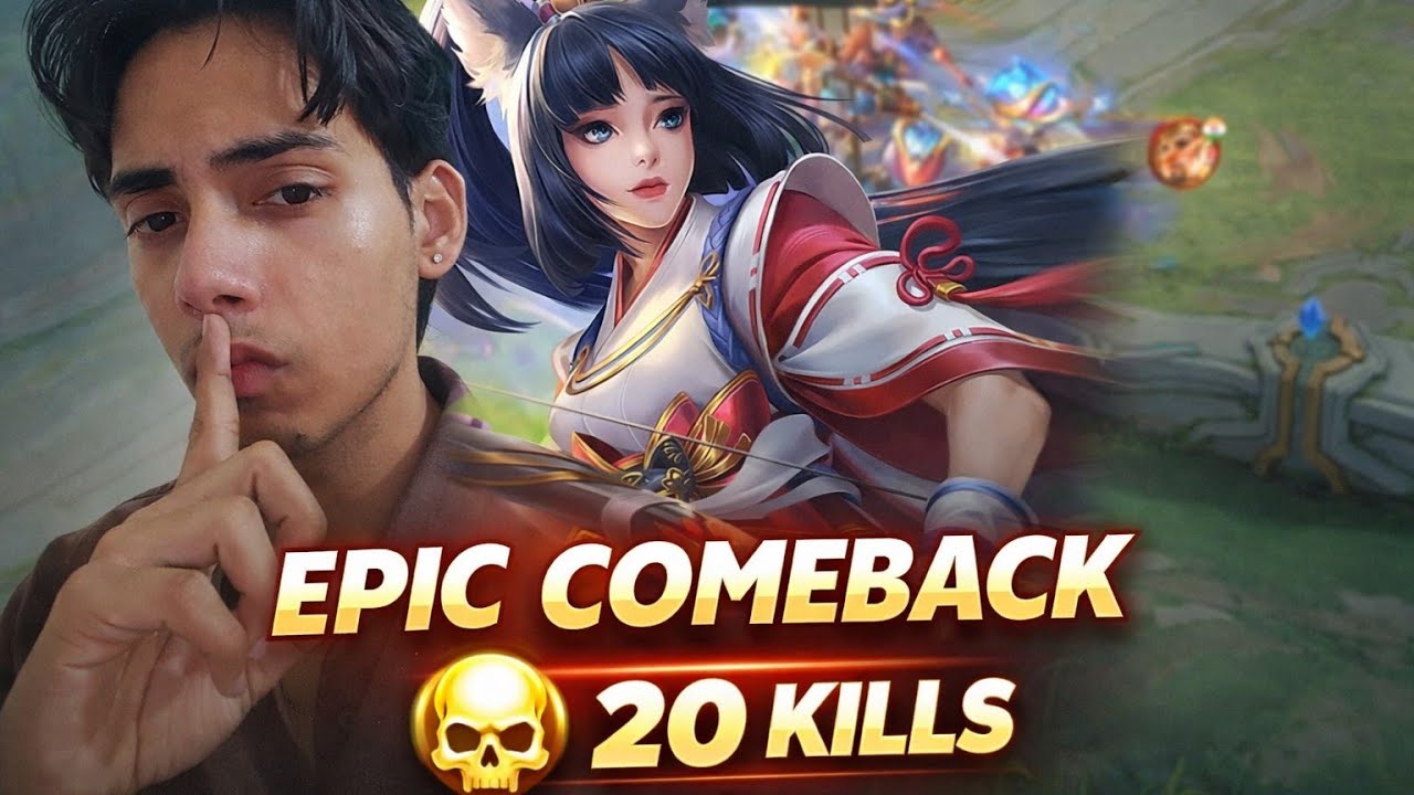 MIYA EPIC COMEBACK ONE SHOT BUILD #mobilelegends #mlbb 