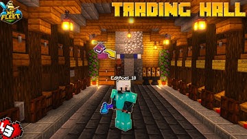 I Built the BIGGEST Villager Trading Hall in Minecraft😱!! @GamerFleet Mcfleet Server! MineAces