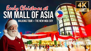 Early Christmas At Sm Mall Of Asia 2025  Walking Tour  The New Moa Sky 4k Manila