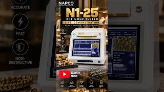 Demonstration of the NAPCO N1-25 XRF Gold Tester #xrf  #analyzer #napco
