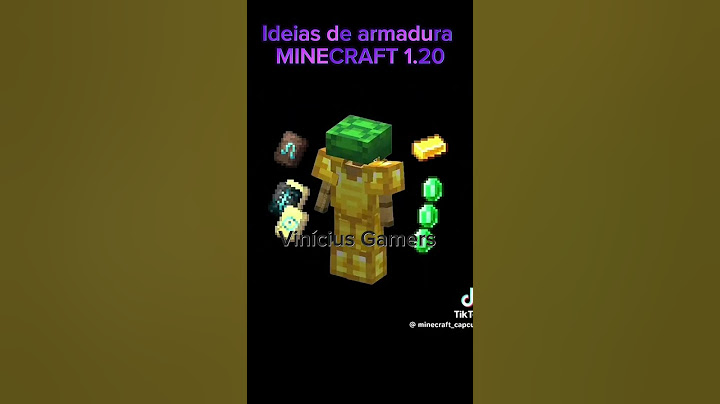 Ideias de Armadura MINECRAFT 1.20