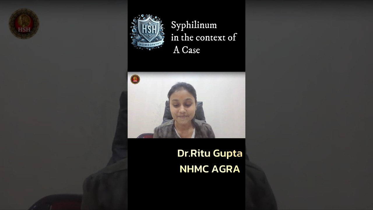 SYPHILINUM - A drop of Nectar From the Deep Ocean of Homeopathy - Dr . Ritu Gupta  @hsh_homeopathy