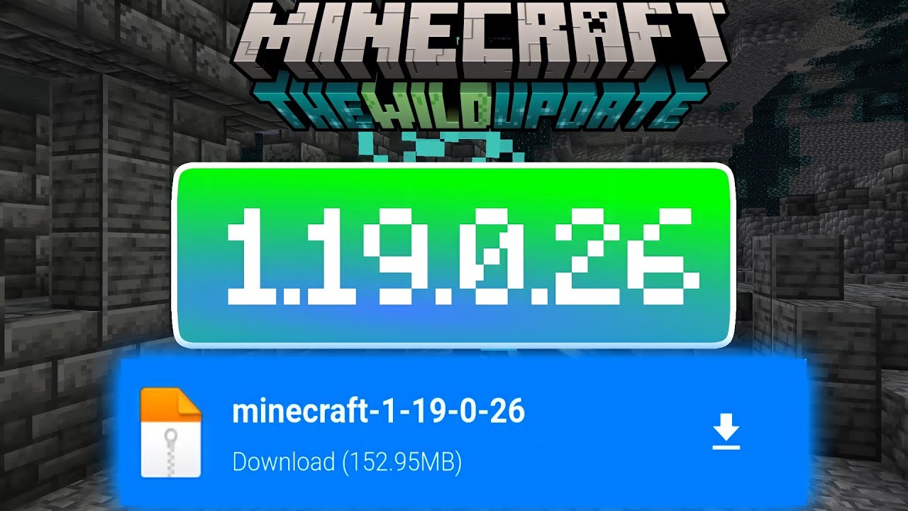 Download Minecraft PE 1.19.0 apk free: Wild Update