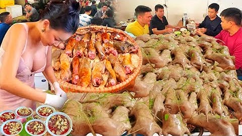 khám phá món chuột đồng giá rẻ ăn ngon nhất bắc ninh ngày bán 300 cân 1 ngày ai nhìn thấy cũng phải