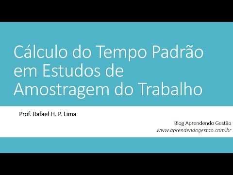 Vídeo: Quando usar amostragem de tempo momentânea?