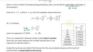 3.4-5 Compound Interest and the Number e: Example 2