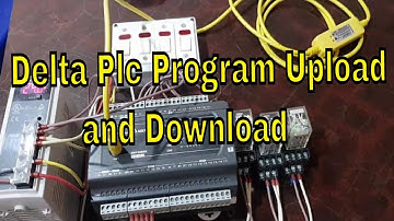 How to Download and Upload Plc Program in Delta plc | Basic Plc Part 3