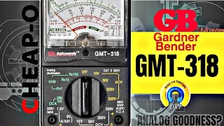 GB●Gardner Bender GMT318 CHEAPO (Analog) Multimeter Review!