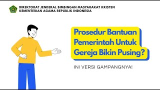 Waspada Penipuan! Ini Prosedur Resmi Bantuan Pemerintah yg Benar untuk Gereja dan Lembaga Keagamaan