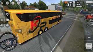 NEW KP PROJECT MAX scania Bus 😍 | Realistic Drive | Bus Simulator Indonesia
