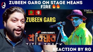Zubeen Garg - PRATIGHAAT | Title Track | New Assamese Song 2023 | REACTION BY RG | bihu 2023 Thumb