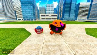 Mini Huggy Wuggy And T-Rex Is Hunting Me Garrys Mod