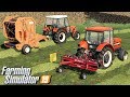 Zgrabianie i belowanie siana - Farming Simulator 19 | #29