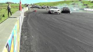 Meremere DragWay ,Drifting day 26.9 2015 HD New Zealand