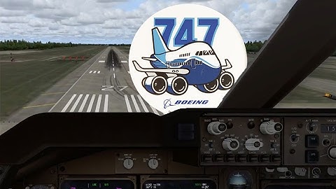 PMDG 747 v3 QOTS II Landing IAH P3D