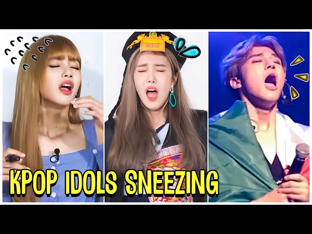This Is How Kpop Idols Sneezing class=